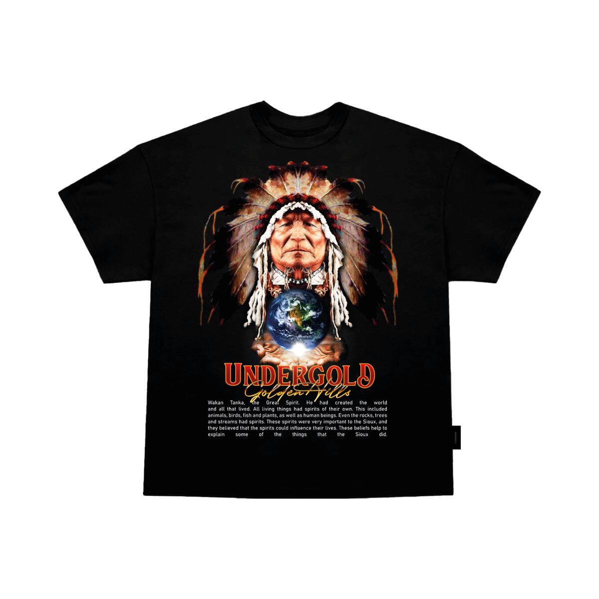 Undergold Golden Hills III "The Chief" Exclusive T-shirt Black