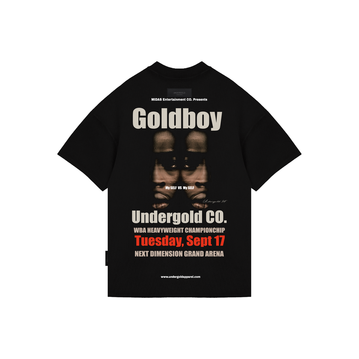 Undergold Dreamers Duality Tee Black