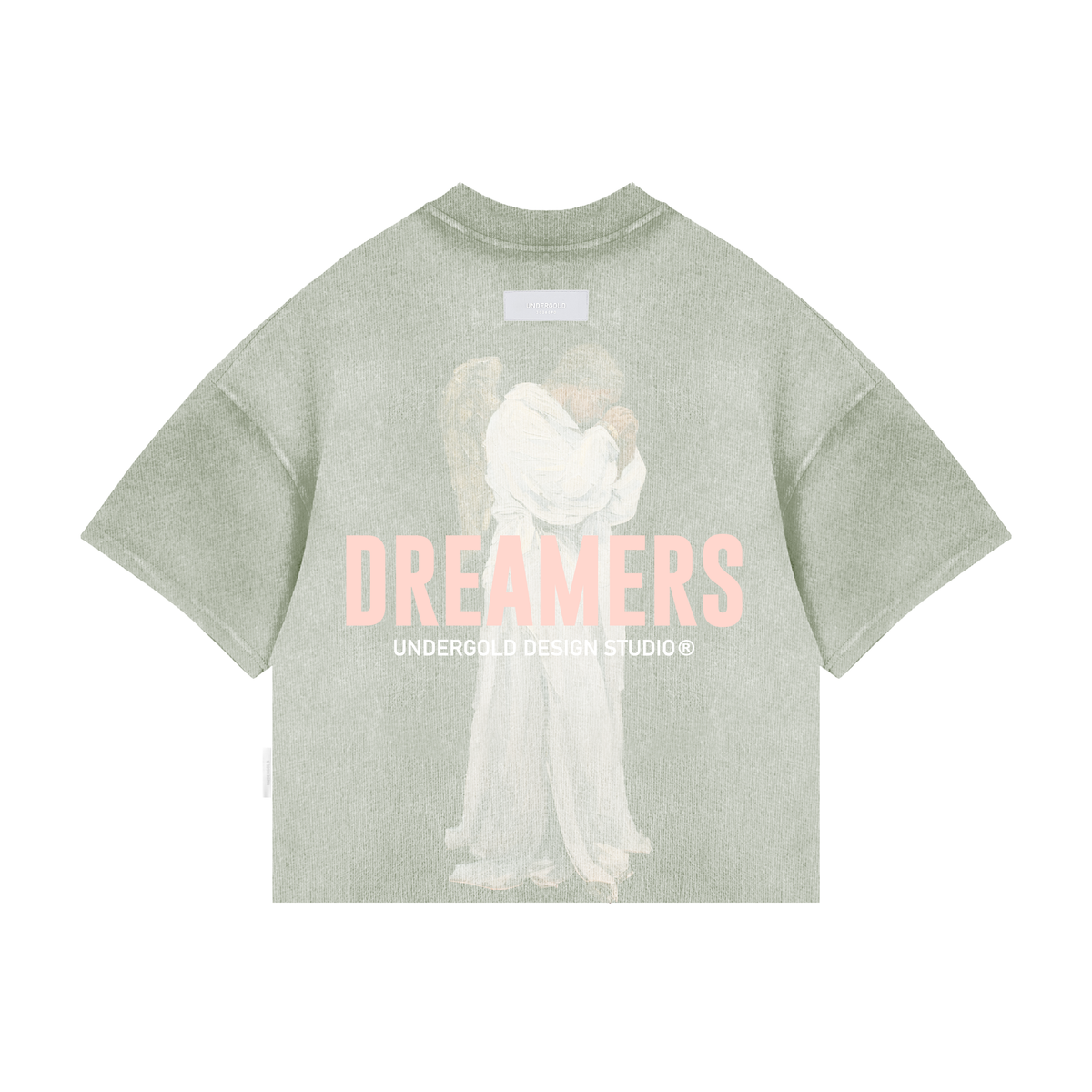 Undergold Dreamers The Prayer Boxy Fit Tee Green