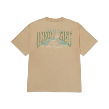 Honor The Gift Cigar Label SS Tee Tan