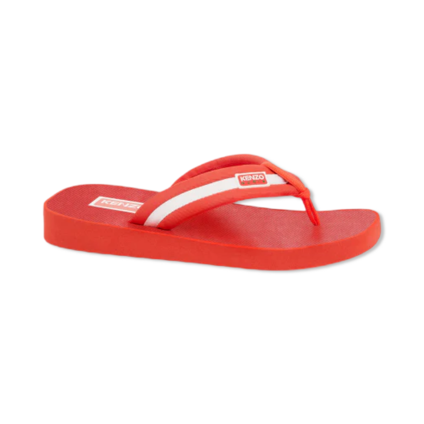 Kenzo Setta Flip Flop Red