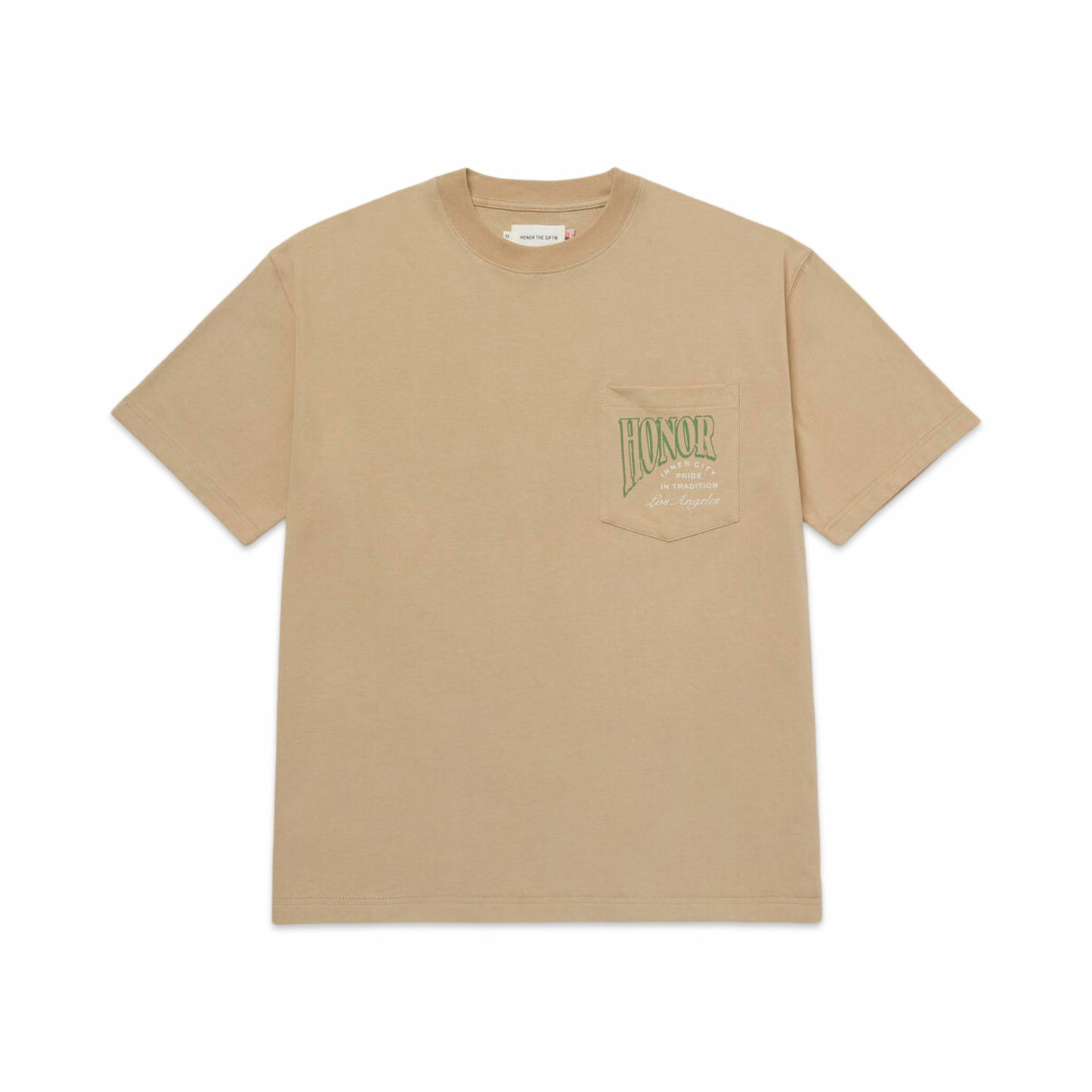 Honor The Gift Cigar Label SS Tee Tan