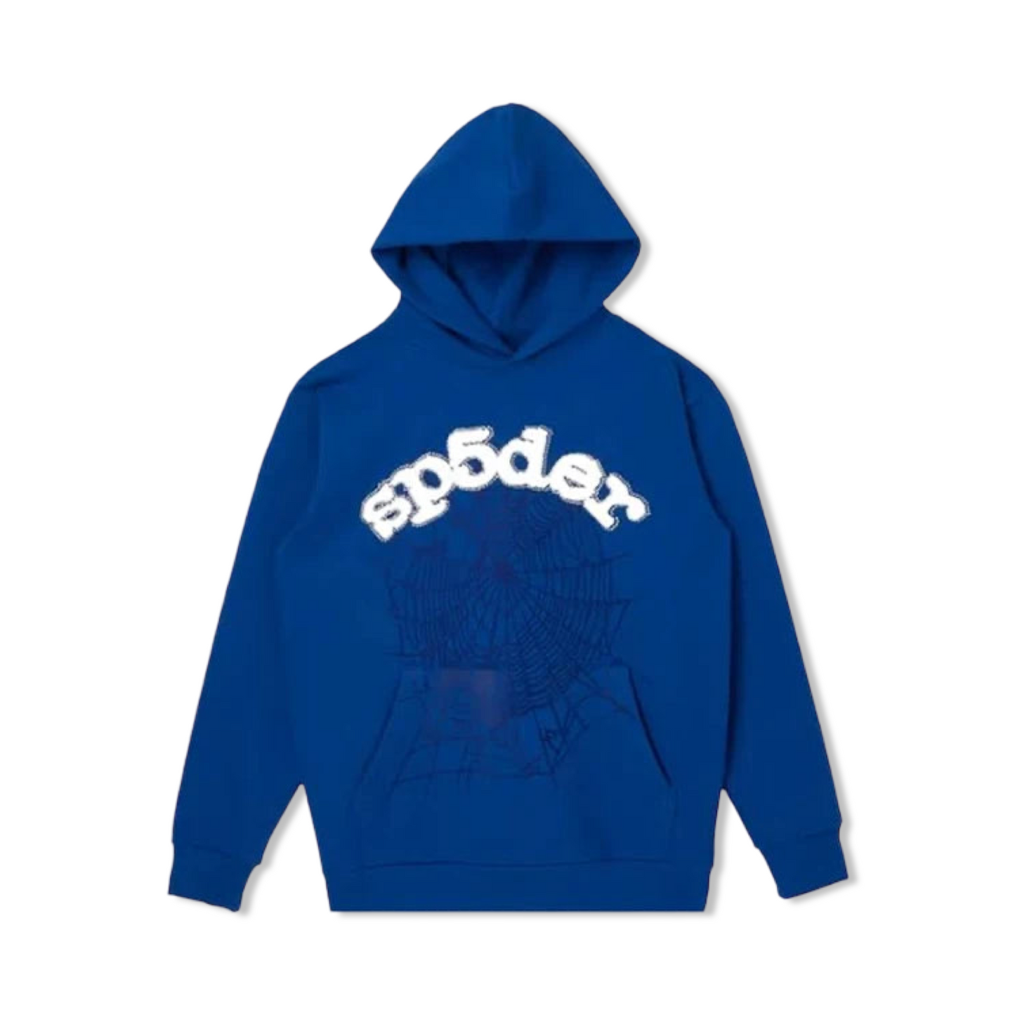 Sp5der Web Web Hoodie Blue