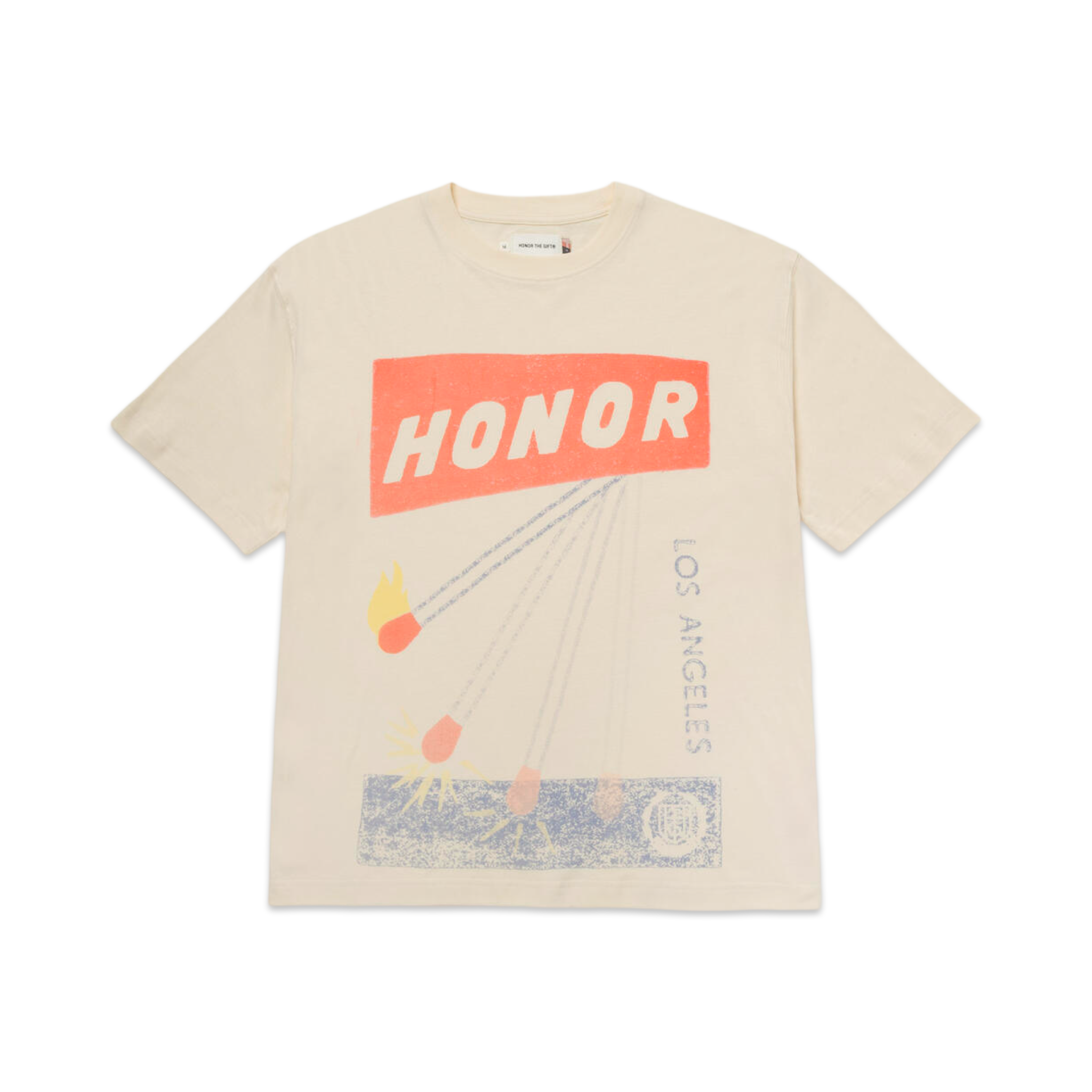 Honor The Gift Match Box SS Tee White