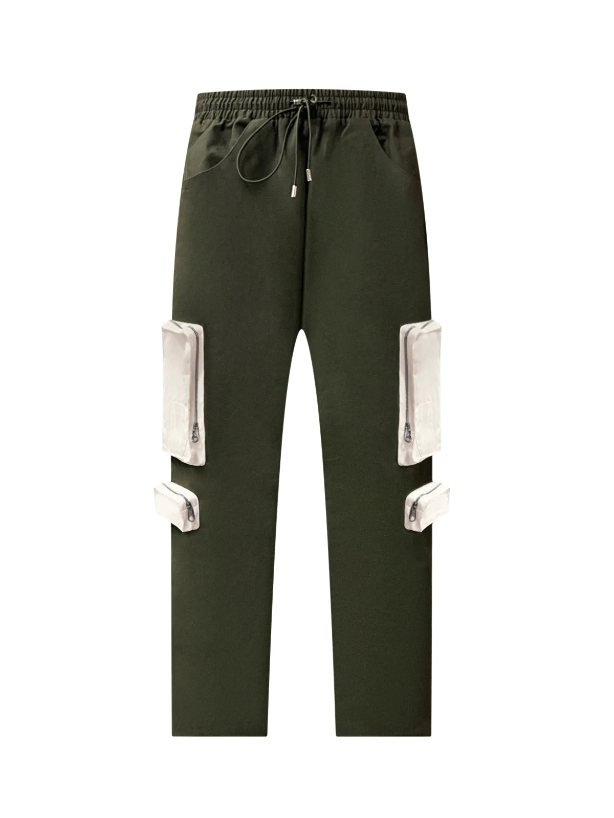 Ocean Gallery two tone cargo pants (Green/Tan)
