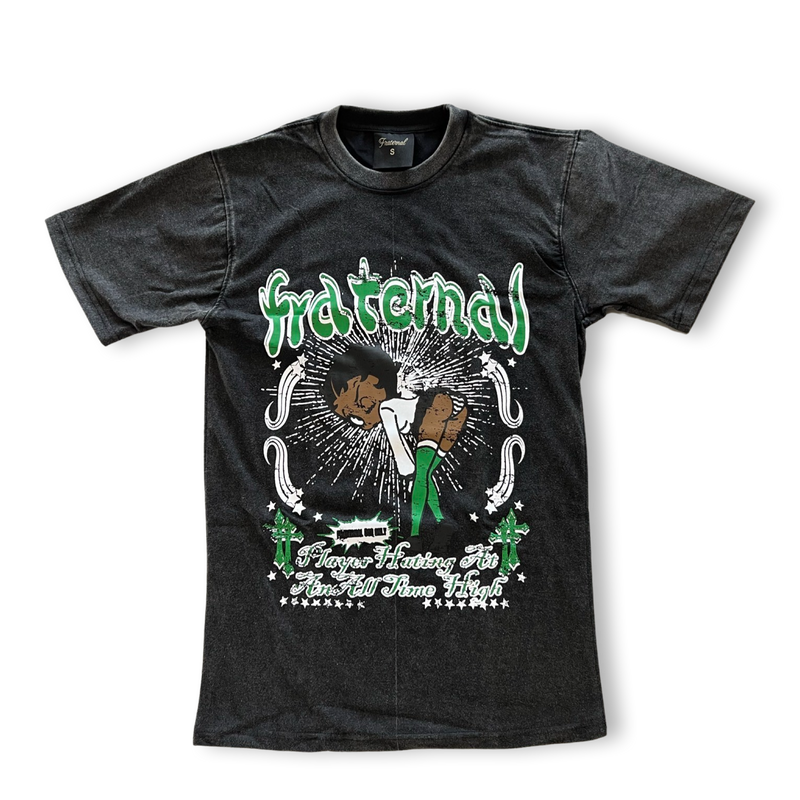 Fraternal washed green Betty Boop shirt