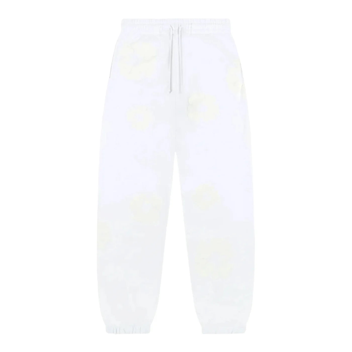 Denim Tears Cotton Wreath Mono White Sweatpants