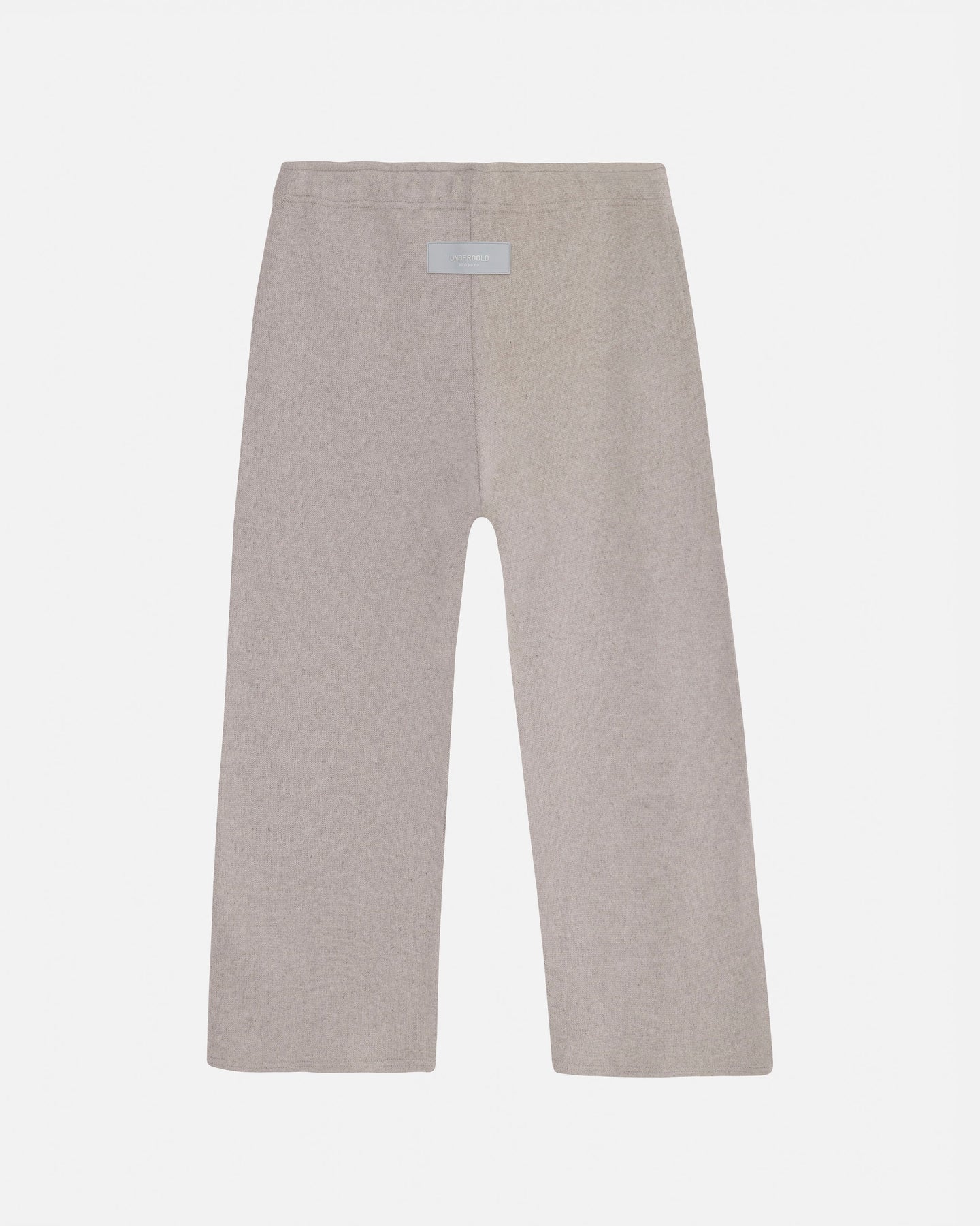 Undergold Knit Straight Pants Seed Grey