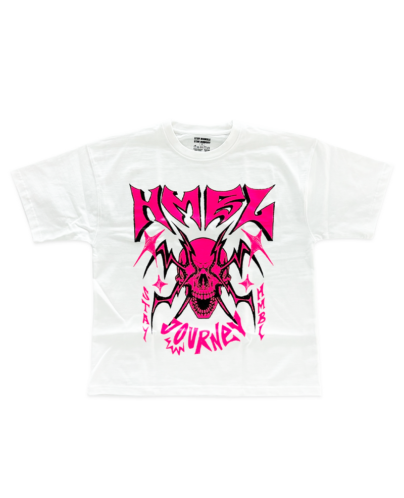 HMBL World tour SOLD out over sized tee White Pink