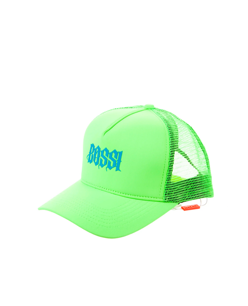Bossi Logo Skull Trucker Hat