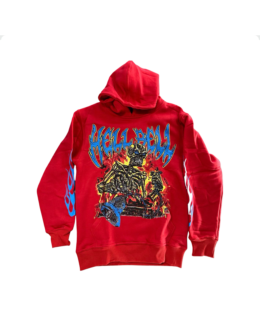 CMM Hell Bell hoodie (red)