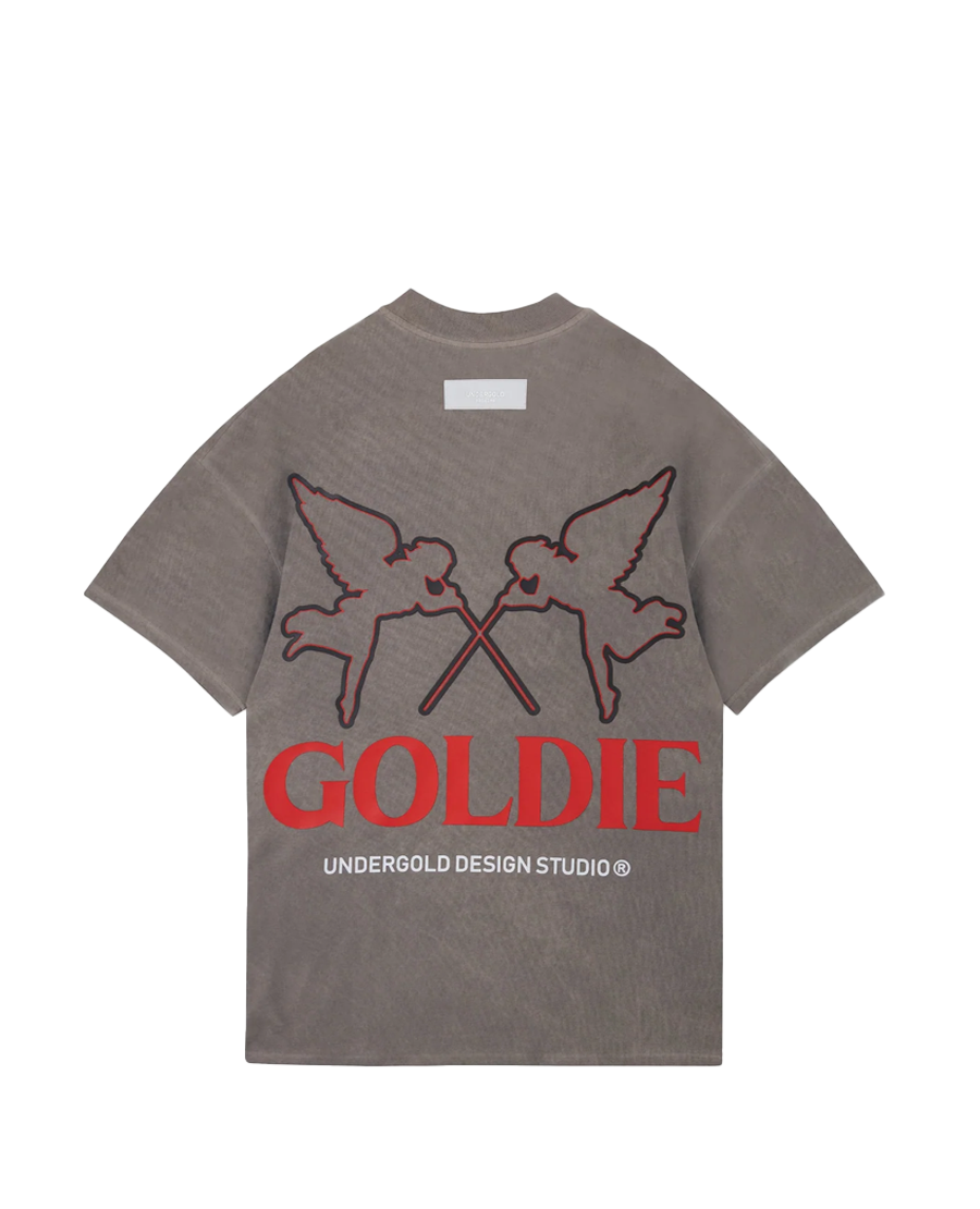 Undergold Rodeo Goldie Tshirt Washed Brown