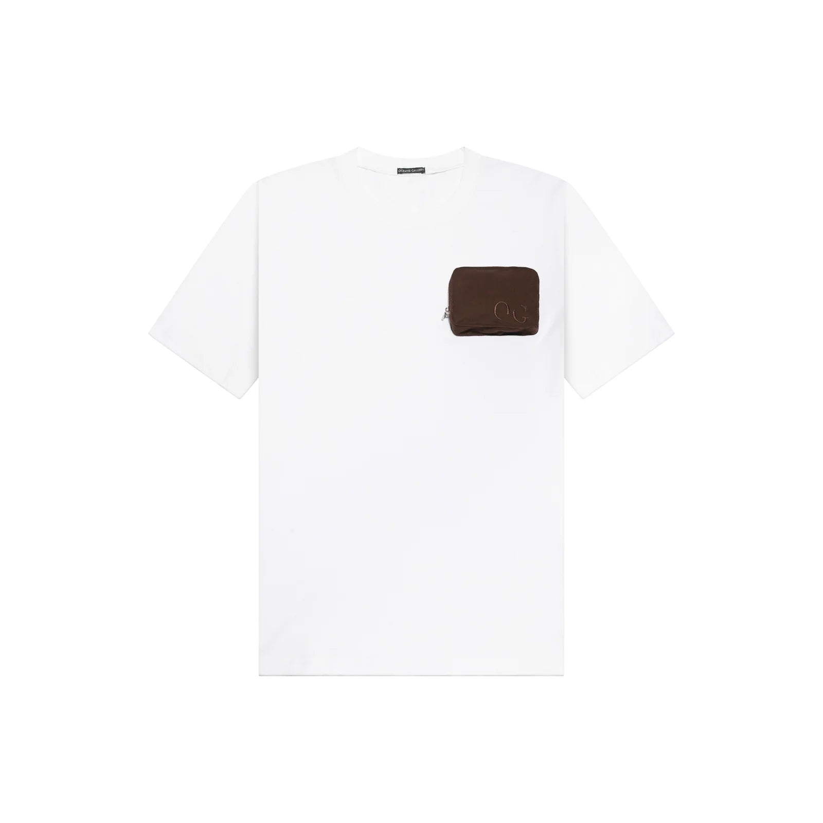 Ocean's Gallery Cargo T-shirt White/Brown